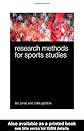 Research Methods for Sports Studies