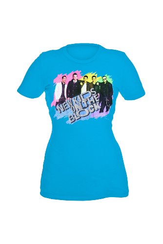 New Kids On The Block Glitter Logo Girls T-Shirt