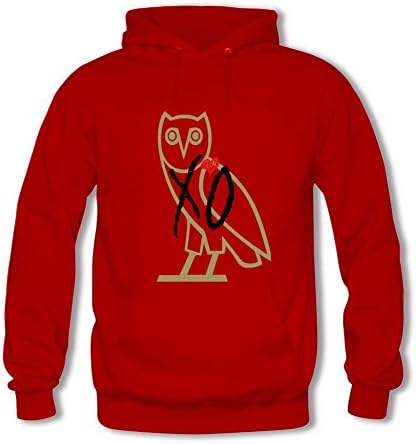 PEIXU Women's Custom Drake Ovo The Weeknd Xo Hoody Hoodie Sweatshirt Sweater M Red