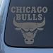 CHICAGO BULLS - Vinyl Decal Sticker #A1339 | Vinyl Color: Silver