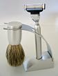 Shaving Shave Set Modern Look Mach 3 Razor Badger Brush and Stand