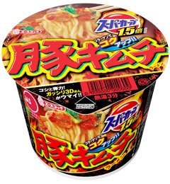 スーパーカップ1.5倍 豚キムチラーメン　１２個