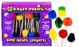 Tropical Fruit Picks 50 pc