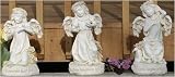 Set of 3 Joseph Studio Stone Garden Angel Outdoor Statues 14.5