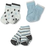 Robeez Baby-Boys Newborn 3 Pack Modern Star