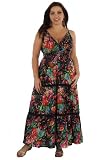 Multi Floral Tier Maxi Dress