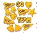 TEAM SPIRIT OLD GOLD BUTTONS