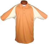 Heritage Cross Mens Luxury Two Tone Polo Shirt (XXXL, Melon)