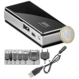 USB Powerbank Portabler Stromspeicher mit 7 Adaptern für Handy, Navi, PDA, MP3 usw. Li-Polymer 2000mAh für Airis T920 T605 Picture