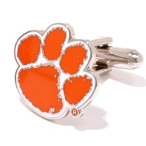 Clemson Tigers NCAA Logo'd Executive Cufflinks w  Jewelry Box
