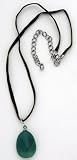 Necklace - Green Aventurine Drop - Please Expect Natural Imperfections