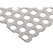 Hot Rolled Steel A36 Perforated Sheet, Staggered 0.375" Round Perfs, 0.5625" Center Spacing, 0.06" Thick, 12" Width, 12" Length