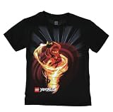 Lego Ninjago Kai Red Ninja Boys Black T-shirt