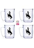 Wyoming Cowboys Tervis Tumblers 17 oz Mugs - set of 4 - B000RXT7V8