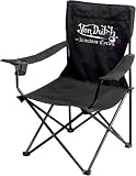 On The Edge Marketing OTE-810022 Von Dutch Black Folding Chair by On The Edge Marketing