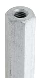 HSTA-25-96 Anodized Aluminum Hex Standoff, 1/4-20 Internal Thd x 6 L x 1/2 Hex