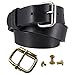 Hanks Gunner - USA Made Concealed Carry CCW Leather Gun Belt - 100 Year Warranty - 14 Ounce - Black -46