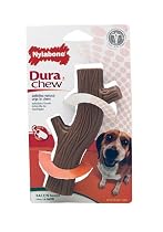 Nylabone Dura Chew Wolf Bacon Flavored Hollow Stick Bone Dog Chew Toy
