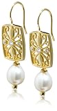 Freshwater Cultured Pearl Vermeil Dangle Earrings