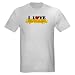 I Love Mustard Food Light T-Shirt by CafePress