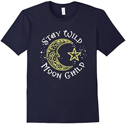 Men's Stay Wild Moon Child T-shirt XL Navy