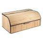InterDesign Formbu Bread Box, Bamboo/Bronze, Large