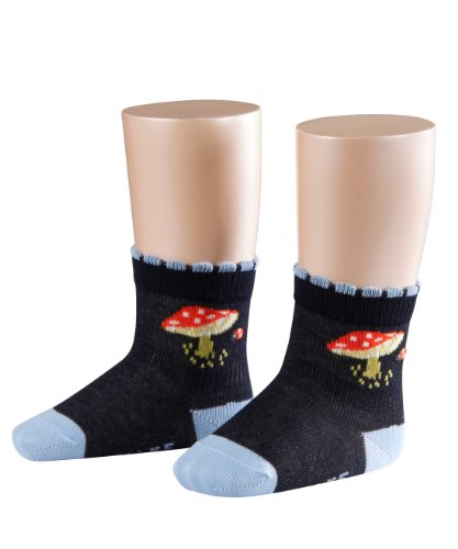FALKE Unisex - Kinder Socke  10055 Fliegenpilz SO, Gr. one size (74-80), Blau (darkmarine  Preisvergleich