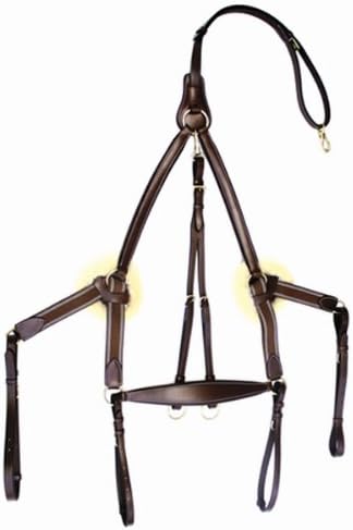 Henri De Rivel Henri De Rivel Pro 5 Point Elastic Breastplate Martingale with Running Attachment