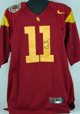 Matt Leinart Autographed Uniform - Usc 2005 Orange Bowl Jsa - Autographed NFL Jerseys