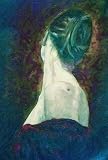Custom Order #0H-0AR, Oil on Canvas, Custom Painting of The Person You Love, For 1 Person of Customer's Choice, Style: Photo-Realism, with Signature Text "GOD BLESS YOU", Canvas Size 20 x 26 inch