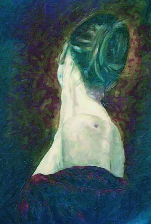 Custom Order #0H-0AR, Oil on Canvas, Custom Painting of The Person You Love, For 1 Person of Customer's Choice, Style: Photo-Realism, with Signature Text 