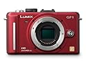 Panasonic Lumix GF1 12.1 Megapixel Digital System Camera Body - Red