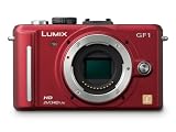 Panasonic Lumix GF1 12.1 MP Compact System Camera Body - Red