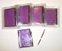 5 New Purple Paisley Memo Book Notepad Case w/ Pen