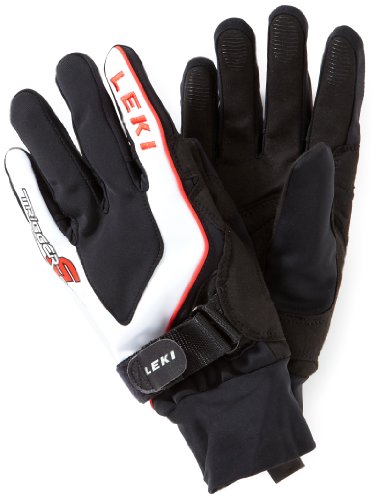 LEKI Uni Skihandschuhe Shark Cruiser, black-white-red, 8.5, 633-84823 Preisvergleich