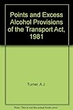 Points and excess alcohol provisions of the Transport Act 1981