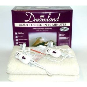 Dreamland Double Pure luxury Soft Fleece Electric Underblanket Dual Control
