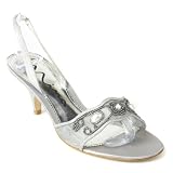 Nina Whitty Silver sandals