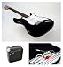 Musical Instruments : Crescent 39" Black Electric Guitar with Accessories and 10 watt AMP