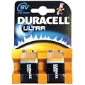Duracell ULTRA 9V PP3 Batteries - 2 Pack