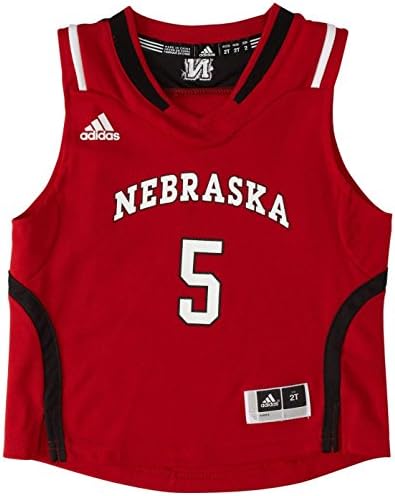 Adidas Toddler Replica Basketball Jersey - Nebraska - 3T