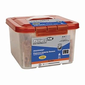 25# 9 x 3" Red Exterior Screws