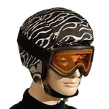 Helmet Cover By Hip Headz Shinny Silver Flash