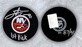 John Tavares Ny Islanders Autographed/Hand Signed ''First Pick'' Puck #/91