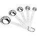 Kollea Stainless Steel Measuring Spoons for Dry and Liquid Ingredients, 5 Pieces Set