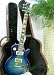 Ocean color Les paul Custom Electric Guitar Sunburst