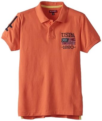 USPA Kids Boy's T-Shirts (UKTS5561_Dark Orange_9-10 Years): Amazon.in: Clothing & Accessories