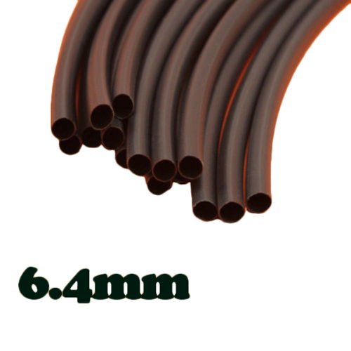 Water & Wood 5PCS Polyolefin Heat Shrink Tubing Tube Sleeve Sleeving Wrap 6.4mm 1.22m Metre