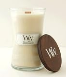 Vanilla Bean Woodwick Jar Candle ~ 22 0z