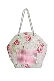 from the gifted penguin Oilcloth Rose Shoulder Shopping Bag